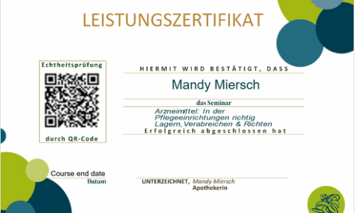 Arzneimittel: In der Pflegeeinrichtungen richtig Lagern,Verabreichen & Richten